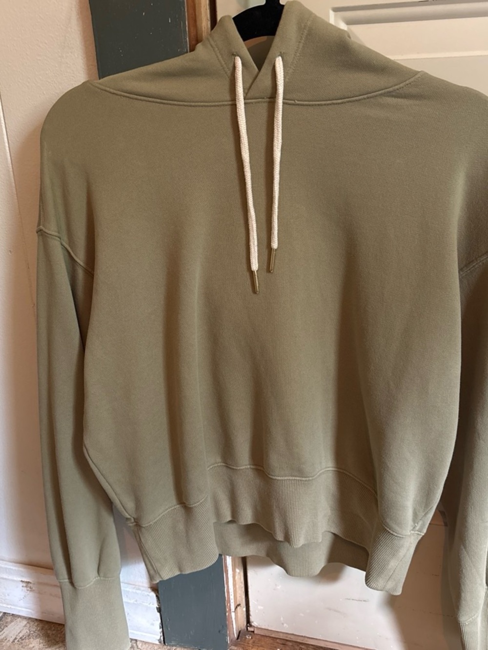 Women's Sage Green Hooded Sweatshirt